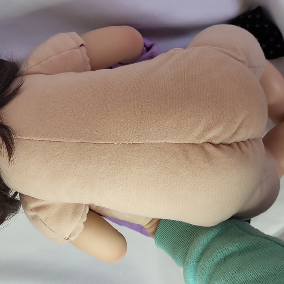 Realistic Toddler Baby Doll Vinyl Limbs Cloth Body 18" Like New Adult owned - Picture 13 of 14